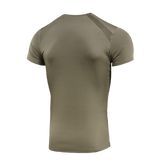M-Tac T-Shirt Sweat-Wicking Athletic Gen.II vihreissä sävyissä, sopii harjoitteluun ja aktiiviseen vapaa-aikaan, valmistettu kosteutta siirtävästä polyesteristä.