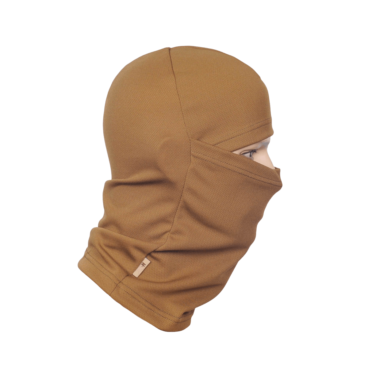 M-Tac Sweating Ninja-Balaclava, ruskea polyester, sopii ulkoiluun, suojaa pölyltä ja pitää ihon kuivana