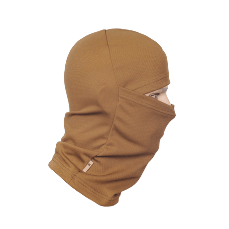 M-Tac Sweating Ninja-Balaclava, ruskea polyester, sopii ulkoiluun, suojaa pölyltä ja pitää ihon kuivana