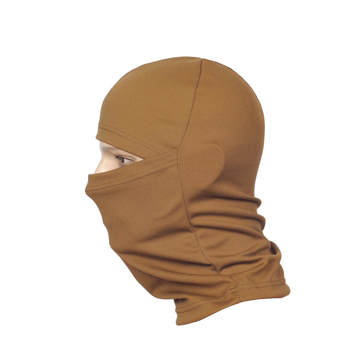 M-Tac Sweating Ninja-Balaclava, ruskea, suojaa pölyltä ja pitää ihon kuivana aktiivisuudessa, sopii ulkokäyttöön