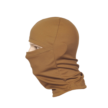 M-Tac Sweating Ninja-Balaclava, ruskea, suojaa pölyltä ja pitää ihon kuivana aktiivisuudessa, sopii ulkokäyttöön