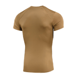 M-Tac T-Shirt Sweat-Wicking Athletic Gen.II beigessä, täydellinen harjoitteluun ja arkeen, valmistettu kosteutta siirtävästä polyesteristä.