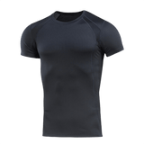 Musta M-Tac T-Shirt Sweat-Wicking Athletic Gen.II anatomisella istuvuudella ja kosteutta siirtävillä ominaisuuksilla, sopii harjoitteluun ja juoksuun.