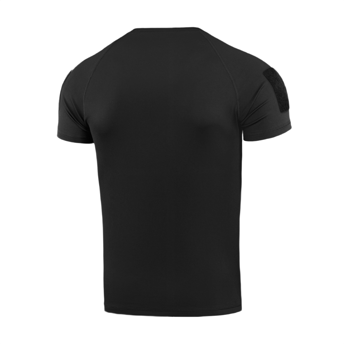M-Tac T-Shirt Raglan Sweat-Wicking Tactical Summer, musta, hikiä siirtävä, täydellinen ulkoiluun lämpimässä säässä.