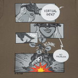 M-Tac T-Shirt Comics Drone Girl sarjakuva-tyylisellä FPV-pilottipainatuksella, voimaa ja tehokkuutta, pehmeä puuvillasekoite.