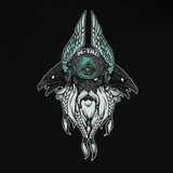 M-Tac T-Shirt Odin Mystery printti, jossa Odin, korpit Hugin ja Munin ja 'Valhalla Calling' -teksti pohjoismaisesta mytologiasta.
