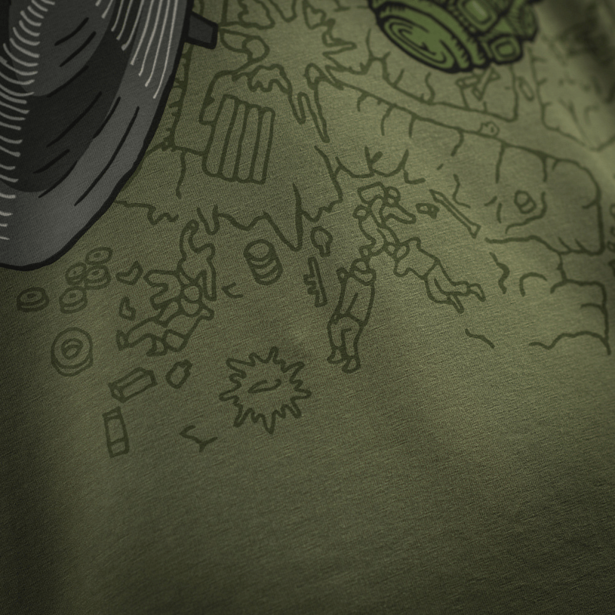 M-Tac T-Shirt Quadcopter, sotilaallinen designmotiivi, ihanteellinen droneharrastajille, valmistettu mukavasta puuvillasta ja elastaanista.