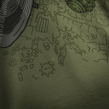 M-Tac T-Shirt Quadcopter, sotilaallinen designmotiivi, ihanteellinen droneharrastajille, valmistettu mukavasta puuvillasta ja elastaanista.