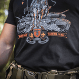 M-Tac T-Shirt Steel Knight, ritari- ja panssariajoneuvoprintti.