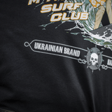 M-Tac T-Shirt Surf Club ukrainalaisella merkillä ja pääkallografiikalla, innoittajana erikoisoperaatiot ja surffaus; premium MagnaColours®-painatus.