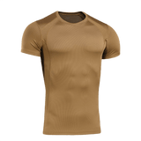 M-Tac T-Shirt Sweat-Wicking Athletic Gen.II, sopii harjoitteluun, juoksuun ja aktiiviseen vapaa-aikaan, valmistettu 100% polyesteristä, anatominen istuvuus.