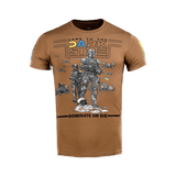 M-Tac T-shirt UA Side Light Olive uniikilla designilla, kestävä ja mukava, valmistettu 93% puuvillaa ja 7% elastaania, MagnaColours®-printti