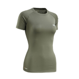 M-Tac T-shirt Ultra Light Polartec Lady oliivinvihreä, hengittävä ja nopeasti kuivuva Power Dry®-materiaali, sopii treeniin ja vapaa-aikaan.