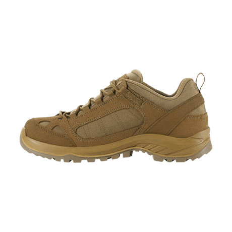 M-Tac Sneakers Tactical Demi-Season Pro Line suede- ja Cordura-materiaaleista, patentoitu Vibram-pohja, soveltuu harjoitteluun ja taktisiin tehtäviin.