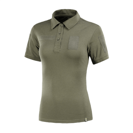 M-Tac Tactical Polo-Shirt 65/35 Lady kestävä puuvilla-polyester naisille, Velcro merkeille ja ID.