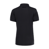 M-Tac Tactical Polo-Shirt 65/35 Lady, musta palvelupolo naisille, Velcro hihoissa, rinnassa ja selässä, mukava puuvilla-polyester-sekoitus.