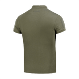 M-Tac Tactical Polo Shirt 65/35 takaa Velcro-paneeleilla merkeille. Suunniteltu poliisi- ja turvallisuustyöhön