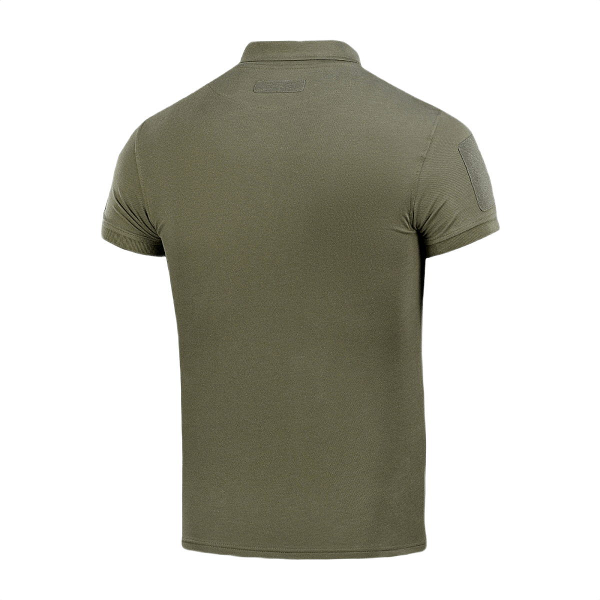 M-Tac Tactical Polo Shirt 65/35 takaa Velcro-paneeleilla merkeille. Suunniteltu poliisi- ja turvallisuustyöhön