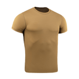 M-Tac Tactical Sweat-Wicking T-Shirt Summer, ruskea, anatominen istuvuus ja hikiä siirtävä, täydellinen lämpimään säähän.