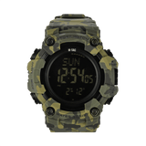M-Tac Tactical Ur 2037 maastokuvioinnilla, LED-taustavalolla ja 5ATM-vesitiiviydellä, sopii taktiseen ja ulkoilukäyttöön.