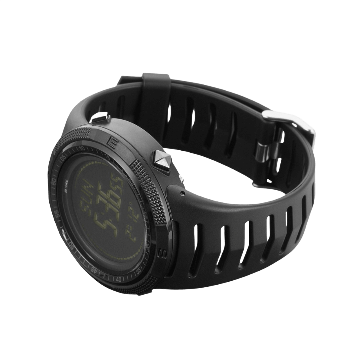 M-Tac Tactical Ur 2147, tukeva kello kompassilla, LED-taustavalolla ja hälytyksellä, sopii ulko- ja taktiseen käyttöön.