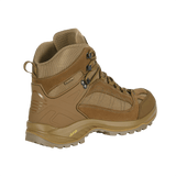 M-Tac Taktiske Demi-Season Støvler Pro Line ruskeana, Vibram-pohja mukavuutta ja kestävyyttä varten taktisiin tehtäviin.