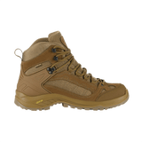 M-Tac Taktiske Demi-Season Støvler Pro Line kestävästä suede- ja Cordura-materiaalista, Vibram-pohja, suunniteltu taktisiin tehtäviin ja vaellukseen.