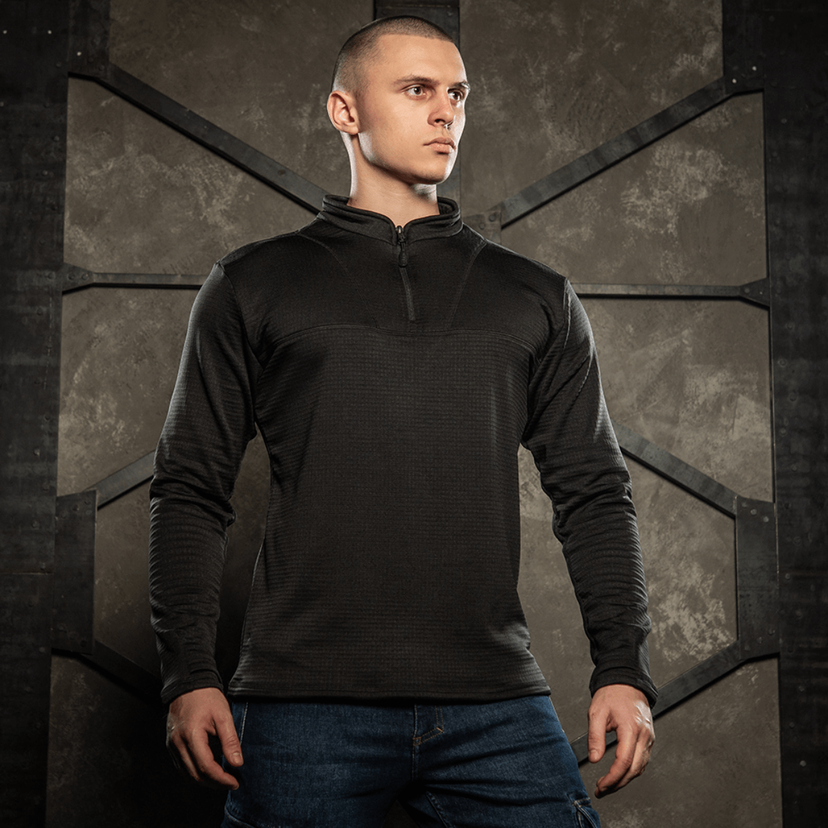M-Tac Thermal Fleece Trøje Delta Level 2 kylmiin oloihin, YKK-vetoketjut, suunniteltu ECWCS:n toiseksi kerrokseksi, polyester 250 g/m².
