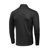 M-Tac Thermal Fleece Trøje Delta Level 2 takaa nähtynä, musta lämpöpaita polyesteristä kylmiin oloihin, YKK-vetoketjut.