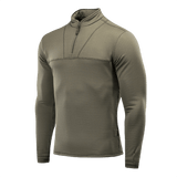 M-Tac Thermal Fleece -paita Delta Level 2 100% polyesteriä kylmiin olosuhteisiin, ECWCS, YKK-vetoketjut, vihreä pitkähiha