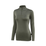 M-Tac Thermal Fleece Shirt Delta Level 2 Lady oliivinvärinen talvi- ja siirtymäkausiin, valmistettu polyesteristä.