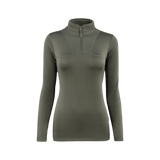 M-Tac Thermal Fleece Shirt Delta Level 2 Lady - naisten termopaita korkealaatuisesta polyesteristä, hengittävä ja nopeasti kuivuva, vihreä.