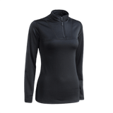 M-Tac Thermal Fleece Shirt Delta Level 2 Lady naisten termopaita, musta, 100% polyesteri, 250 g/m², ihanteellinen talveen tai siirtymäkausiin.