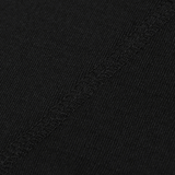 Lähikuva M-Tac Thermal Fleece Shirt Delta Level 2 Lady mustasta polyesterikankaasta, ompeleet ja laatu näkyvissä.