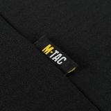 M-Tac Thermal Fleece Shirt Delta Level 2 Lady -etiketti mustassa kankaassa.