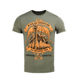 M-Tac T-shirt Black Sea Expedition puuvillasta ja elastaanista, sopii metsästykseen ja urheiluun, premium MagnaColours®-printti, mukava
