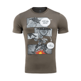 M-Tac T-Shirt Comics Drone Girl FPV-pilotti-printillä, joka ohjaa tarkkaa dronea. Pehmeä puuvillasekoite mukavuutta varten.