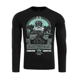 M-Tac T-Shirt Odin Mystery Long Sleeve Odinilla ja korpeilla Hugin ja Munin, moderni taisteluvälineistö ja teksti 'Valhalla Calling'.