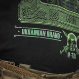 M-Tac T-Shirt Night Vision, Odin-painatus, taisteluteeman kuva ja "Valhalla Calling" -slogan, pehmeä puuvillasekoite, ukrainalainen merkki.