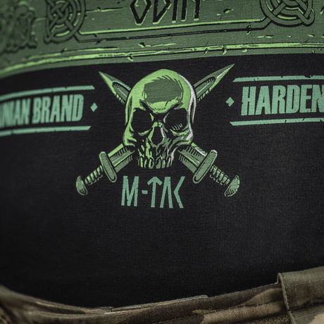 M-Tac T-Shirt Night Vision, pohjoismainen pääkallokuvio ja moderni taistelumuotoilu, innoittajana Odin.