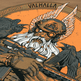 M-Tac T-Shirt Odin, jossa Odin-printti, korpit Hugin ja Munin ja Valhalla Calling -kuvio pohjoismaisesta mytologiasta.