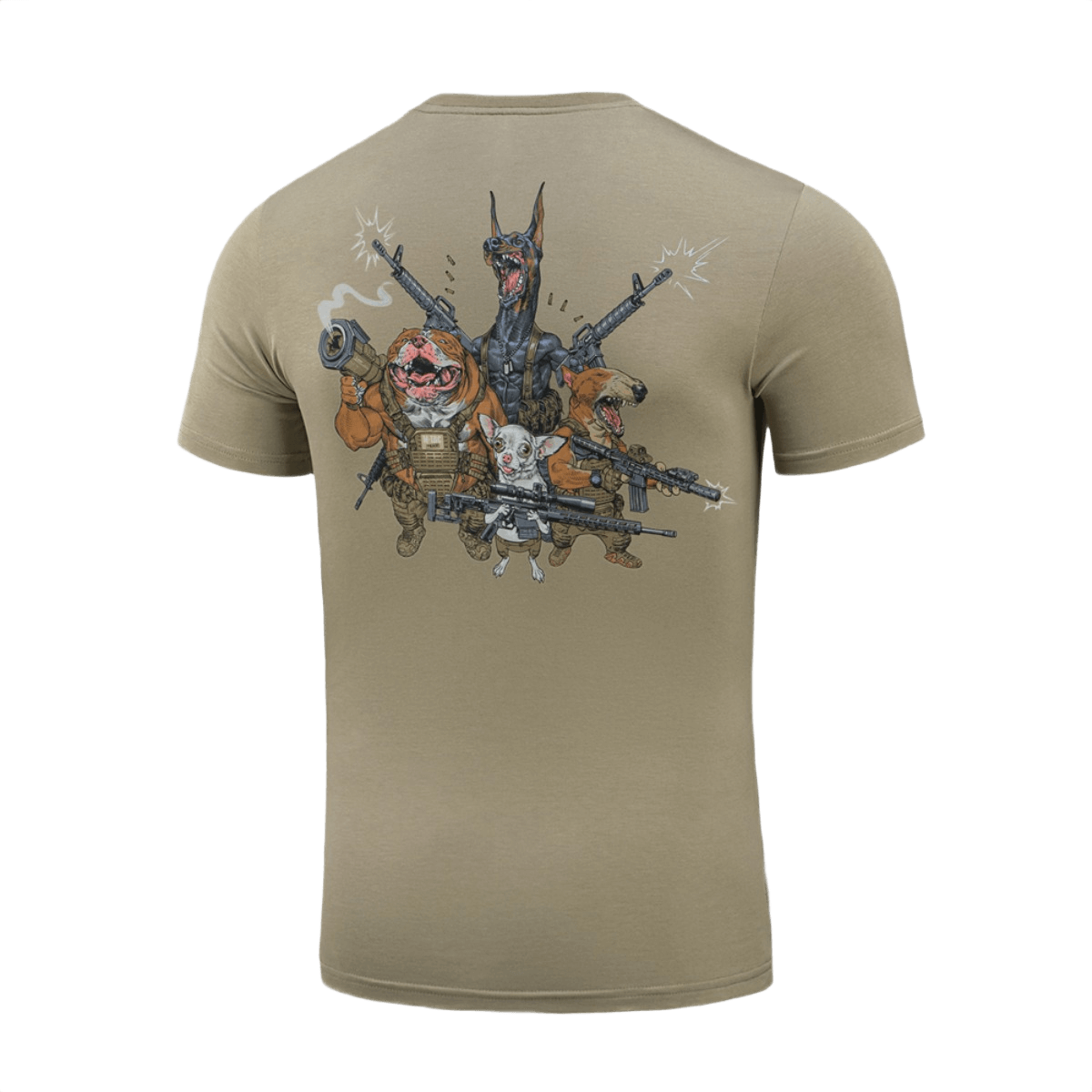 M-Tac T-Shirt Rex Team, skarpskytter-joukkueen printti takana, korostaa ystävyyttä ja tiimityötä, mukava puuvillasekoitus.