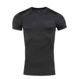 M-Tac T-Shirt Sweat-Wicking Athletic Gen.II mustana harjoitteluun ja arkeen, 100% polyesteri, anatominen istuvuus, kosteutta siirtävä.