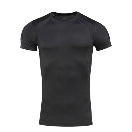 M-Tac T-Shirt Sweat-Wicking Athletic Gen.II mustana harjoitteluun ja arkeen, 100% polyesteri, anatominen istuvuus, kosteutta siirtävä.