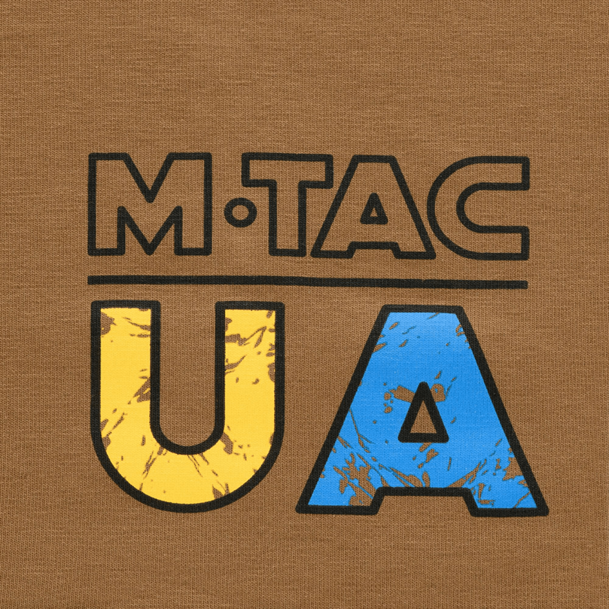 M-Tac T-shirt UA Side MagnaColours®-printillä ruskeana