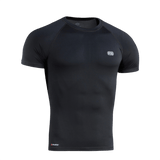 M-Tac T-paita Ultra Light Polartec musta, valmistettu Power Dry® -materiaalista, hikiä siirtävä ja nopeasti kuivuva harjoitteluun ja ulkoiluun.