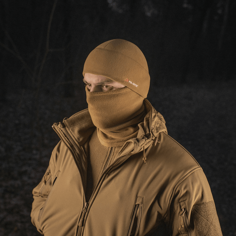 M-Tac Tube Scarf Polartec kauluri ja maski, lämmin luonnossa, korostaa monitoimista muotoilua ja Polartec® fleece -materiaalia.