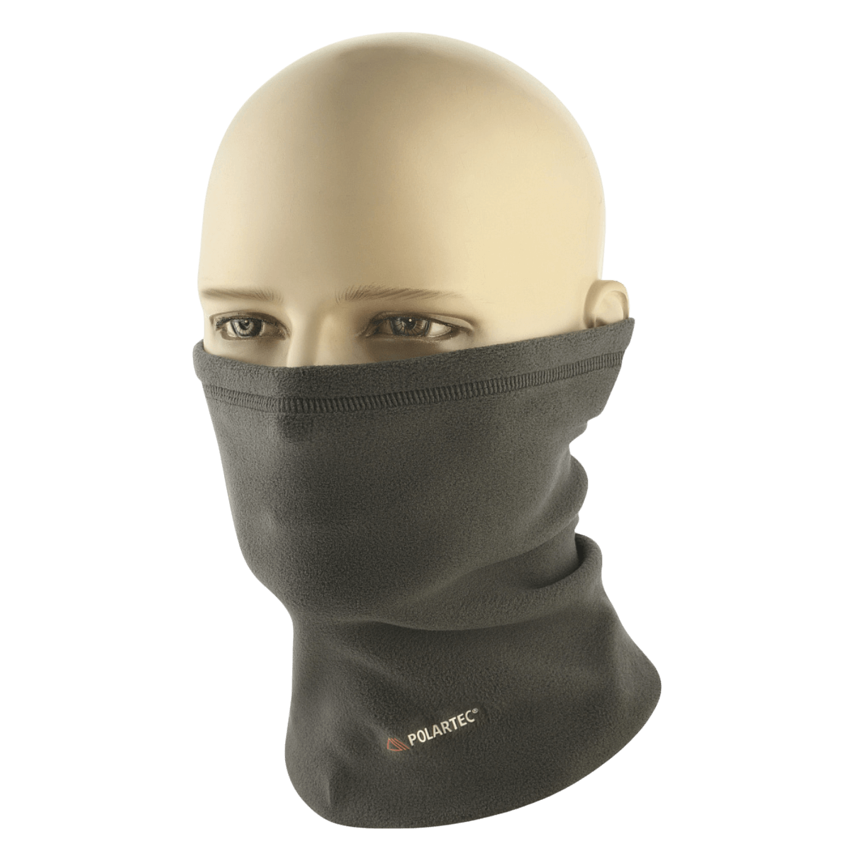M-Tac Tube Scarf Polartec monitoiminen fleece-kauluri, sopii ulkoiluun ja kylmiin sesonkeihin, esitetty mannekiinilla.