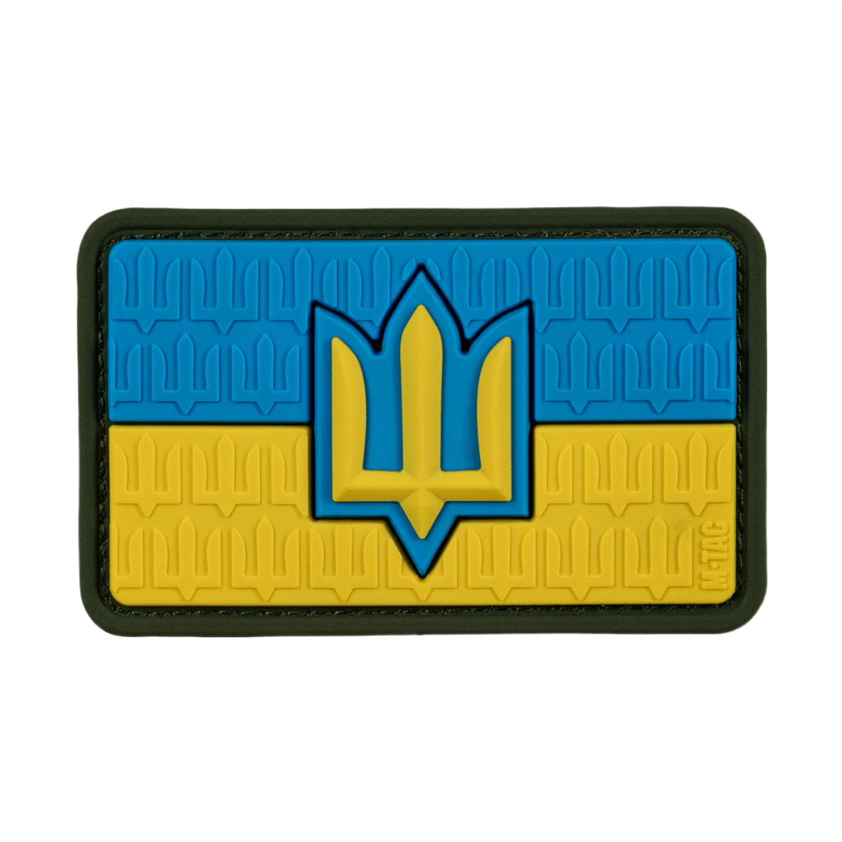 M-Tac-tarra Ukraine Flag ZSU Trident PVC, Trident-motiivilla, heijastaa Ukrainan ylpeyttä ja kansallista perintöä
