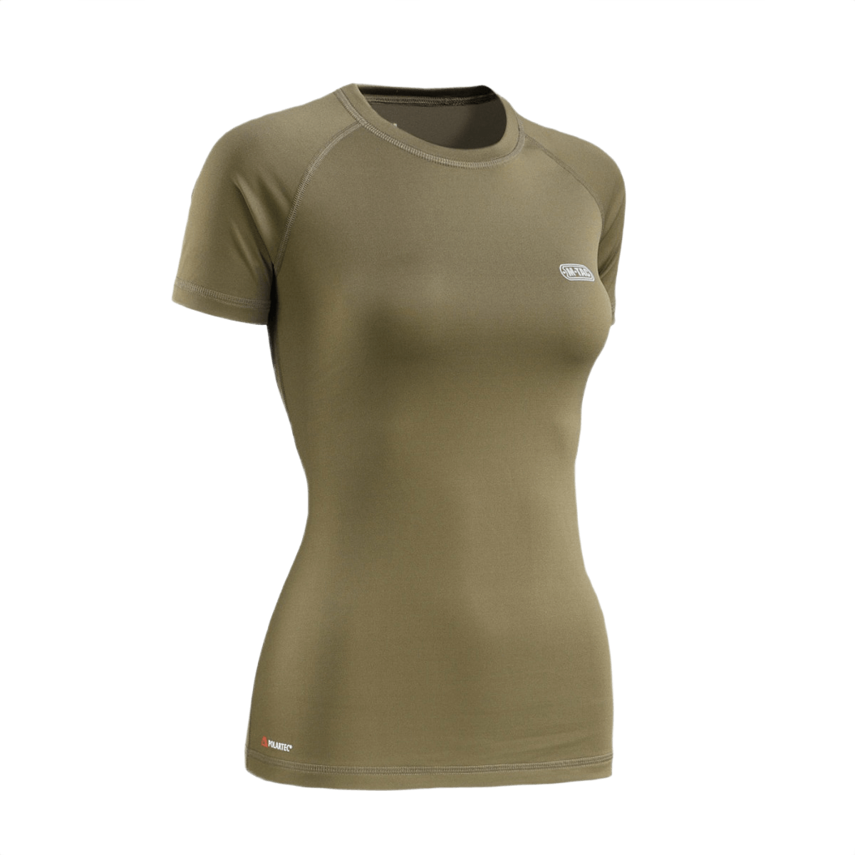 M-Tac T-shirt Ultra Light Polartec Lady kevyestä Power Dry®-materiaalista, hypoallergeeninen ja hengittävä, anatominen naisten malli.